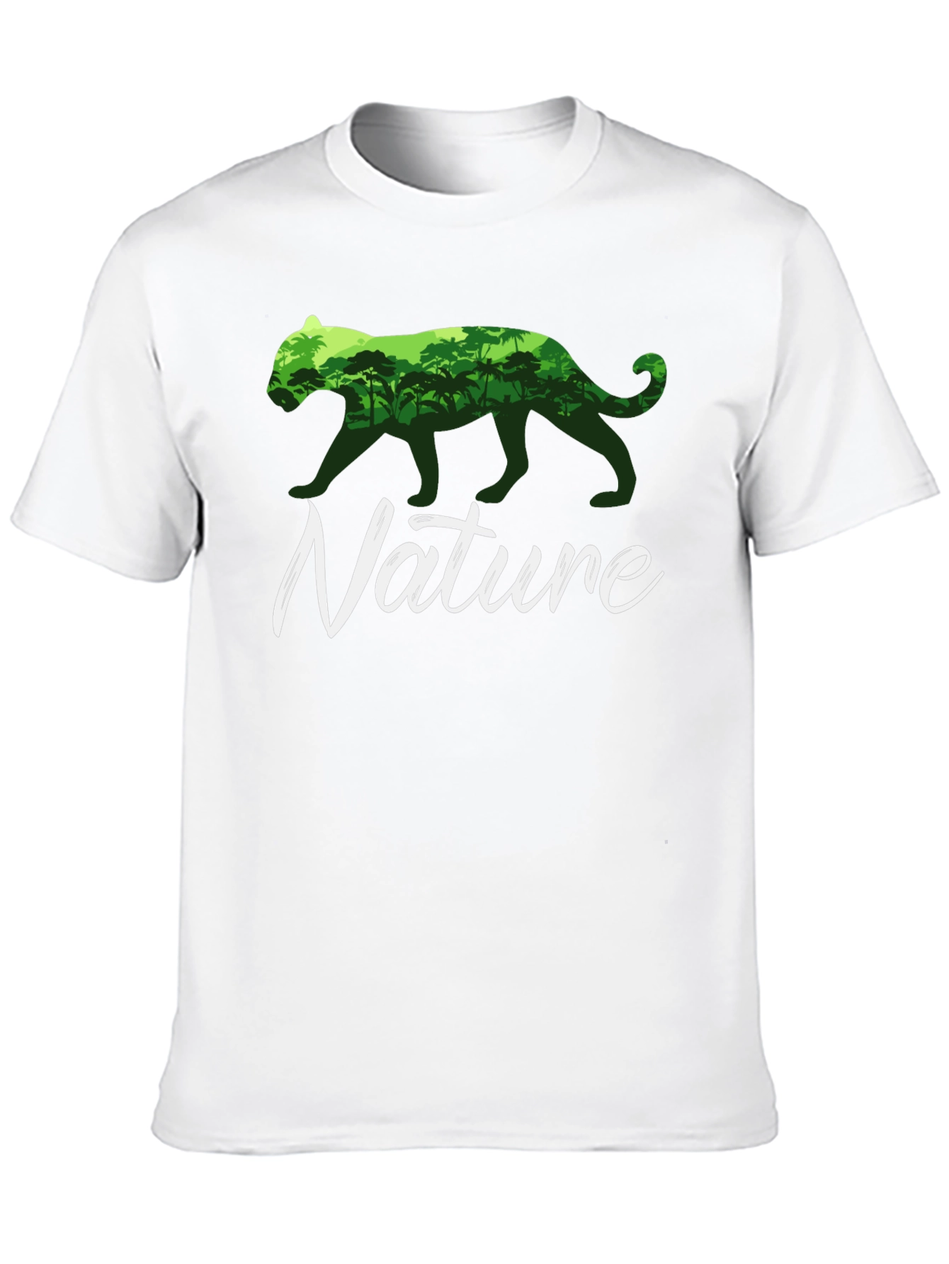 Nature T-Shirt: Panther Jungle Graphic Tee