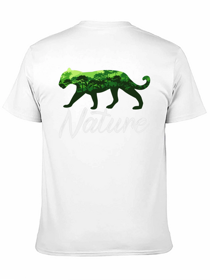 Nature T-Shirt: Panther Jungle Graphic Tee