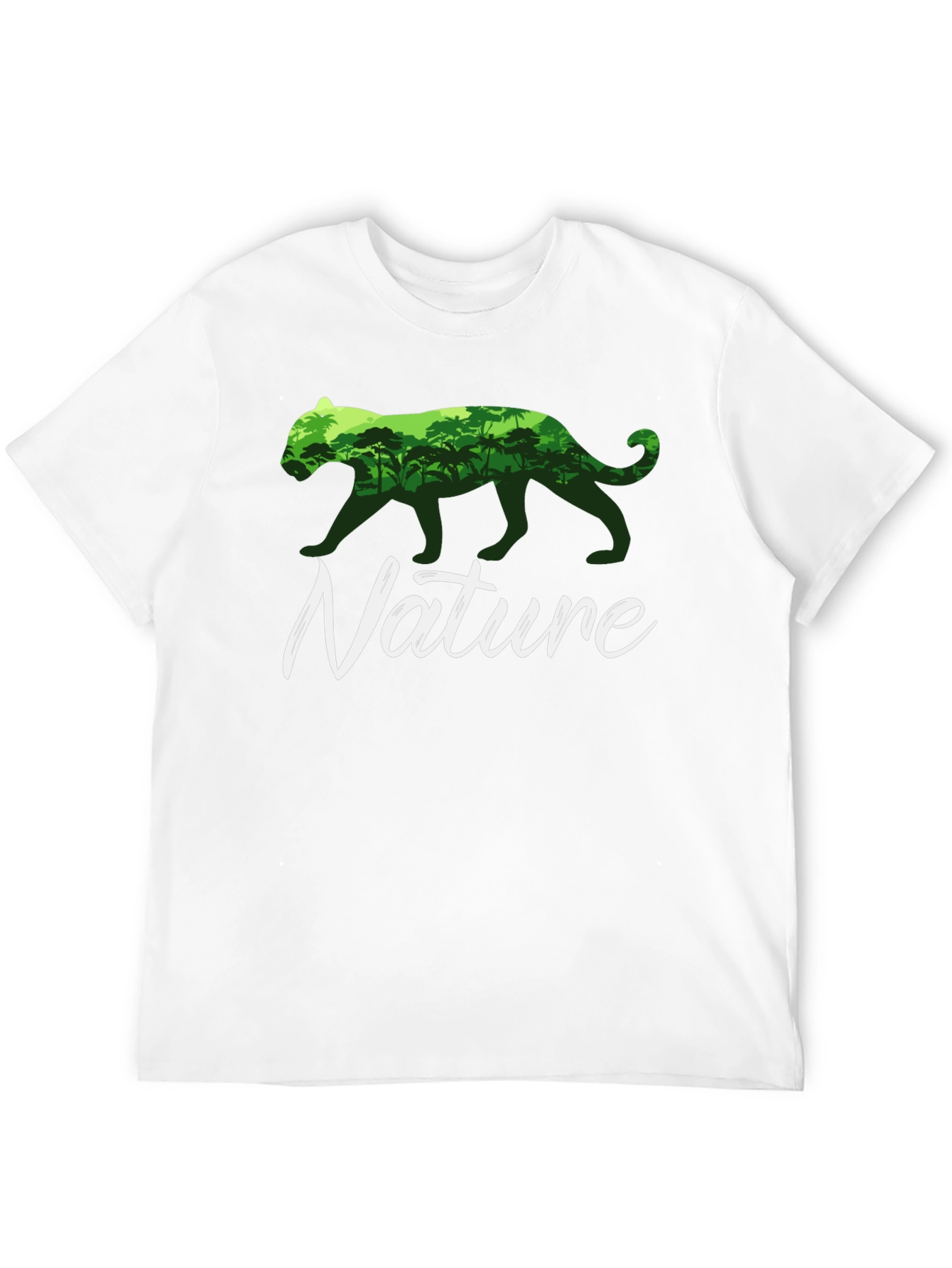 Nature T-Shirt: Panther Jungle Graphic Tee