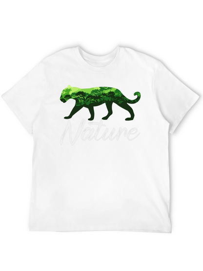 Nature T-Shirt: Panther Jungle Graphic Tee
