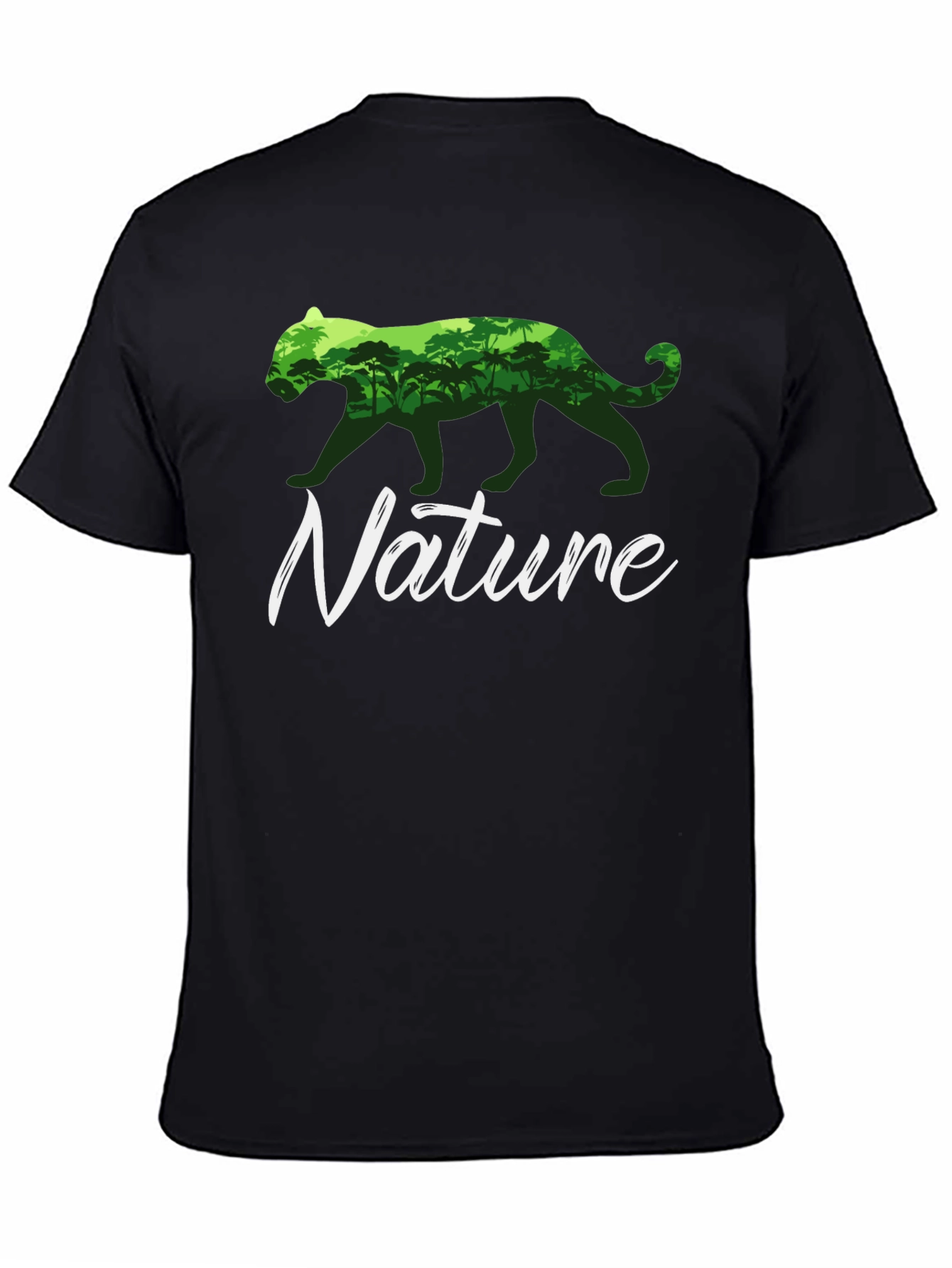 Nature T-Shirt: Panther Jungle Graphic Tee