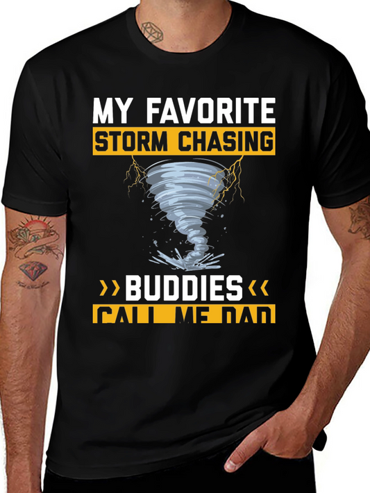 Storm Chasing Dad T-Shirt - Tornado Graphic Tee