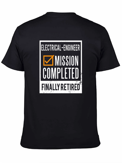 Electrical Engineer Retirement T-Shirt - Mission Completed
