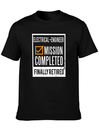 Electrical Engineer Retirement T-Shirt - Mission Completed