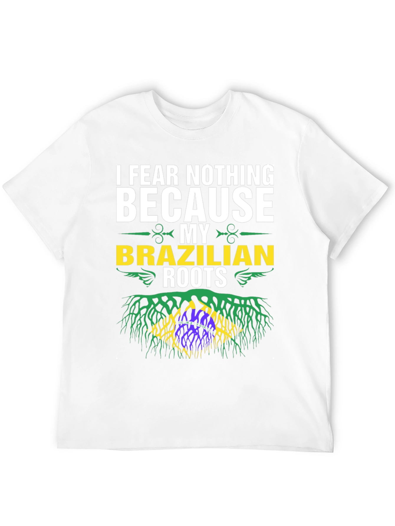 Brazilian Roots Graphic T-Shirt - I Fear Nothing