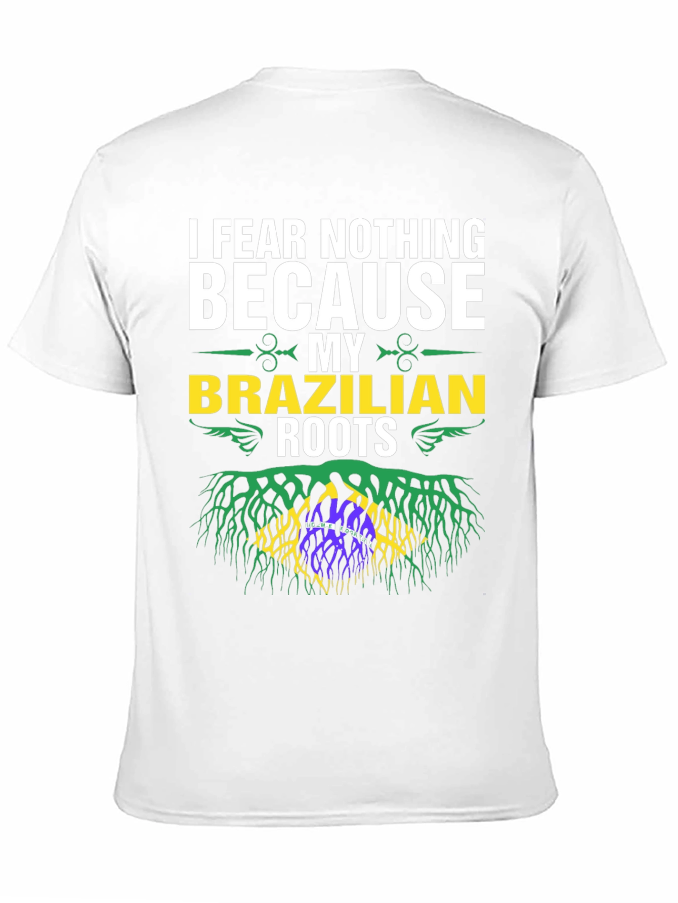 Brazilian Roots Graphic T-Shirt - I Fear Nothing