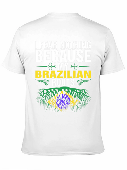 Brazilian Roots Graphic T-Shirt - I Fear Nothing