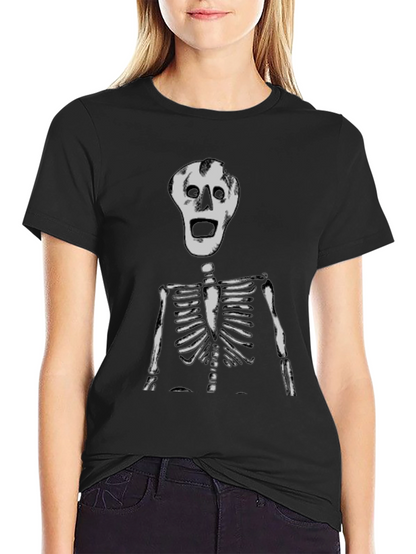 Skeleton Graphic Tee - Spooky Style