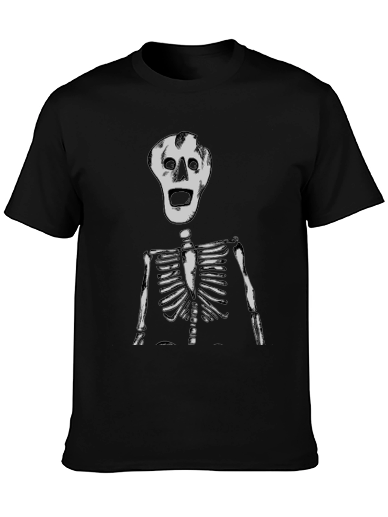 Skeleton Graphic Tee - Spooky Style