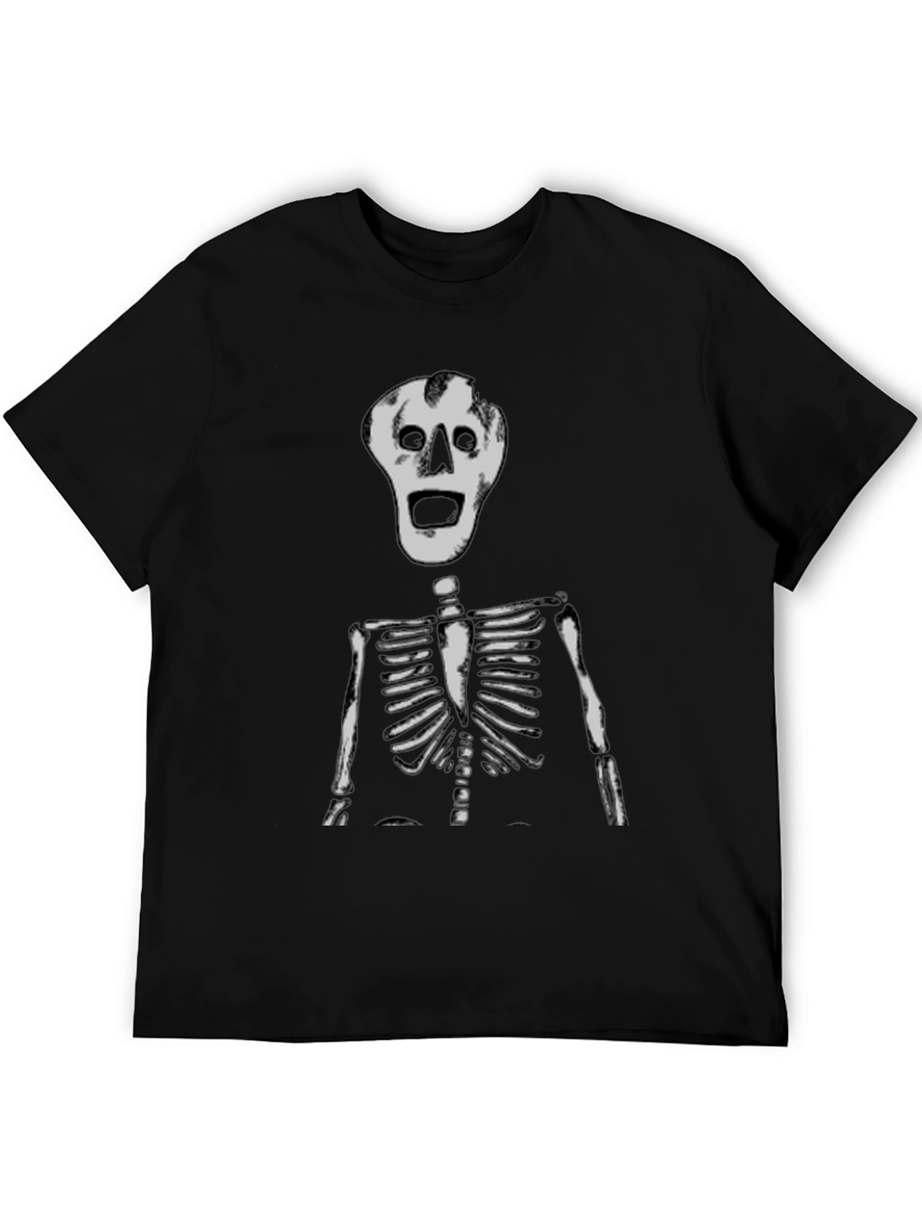 Skeleton Graphic Tee - Spooky Style