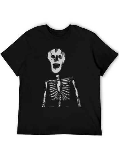Skeleton Graphic Tee - Spooky Style