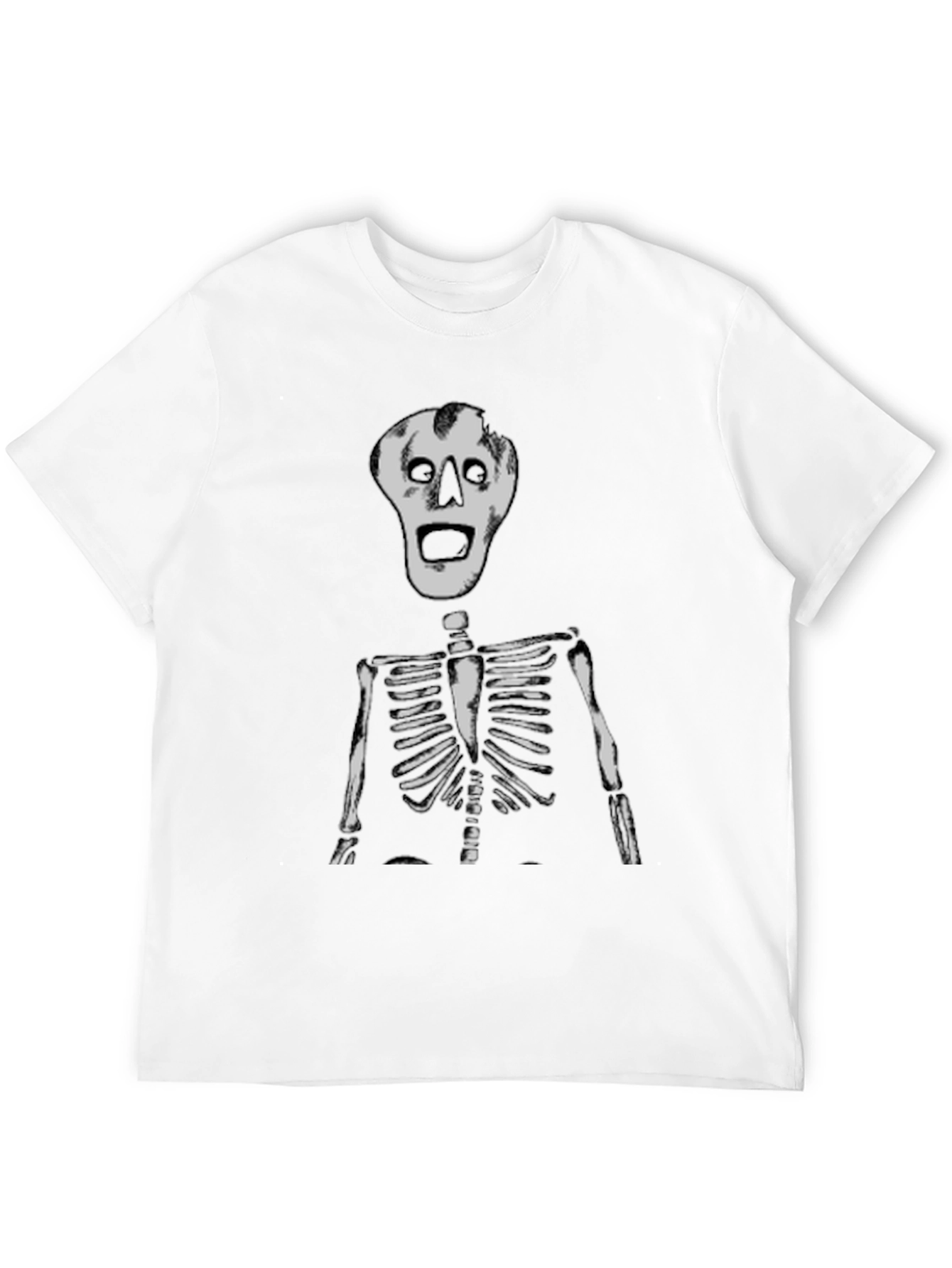 Skeleton Graphic Tee - Spooky Style
