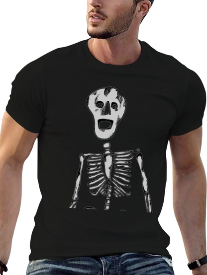 Skeleton Graphic Tee - Spooky Style