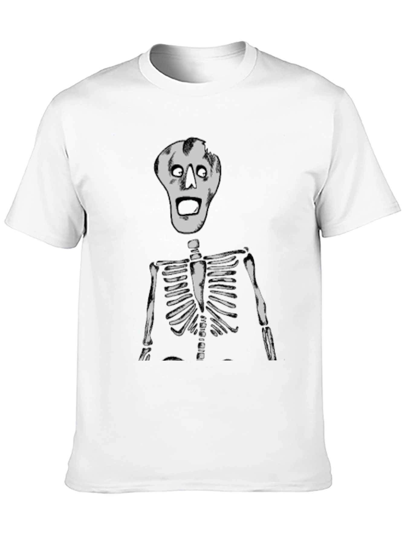 Skeleton Graphic Tee - Spooky Style