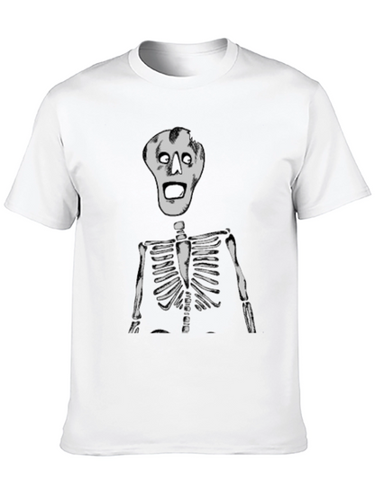 Skeleton Graphic Tee - Spooky Style