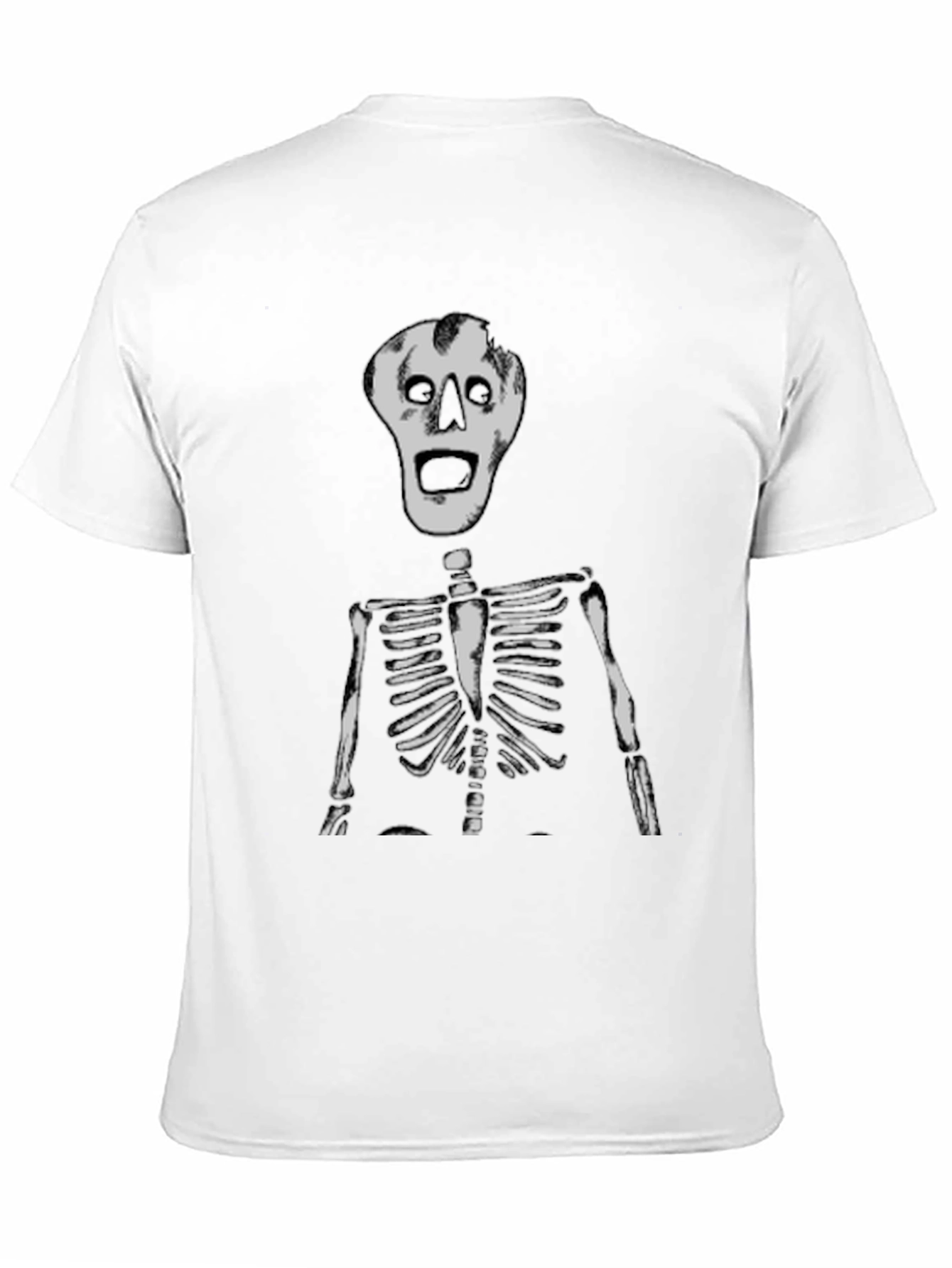 Skeleton Graphic Tee - Spooky Style