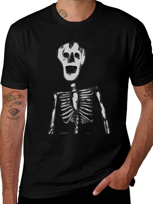 Skeleton Graphic Tee - Spooky Style