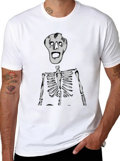 Skeleton Graphic Tee - Spooky Style