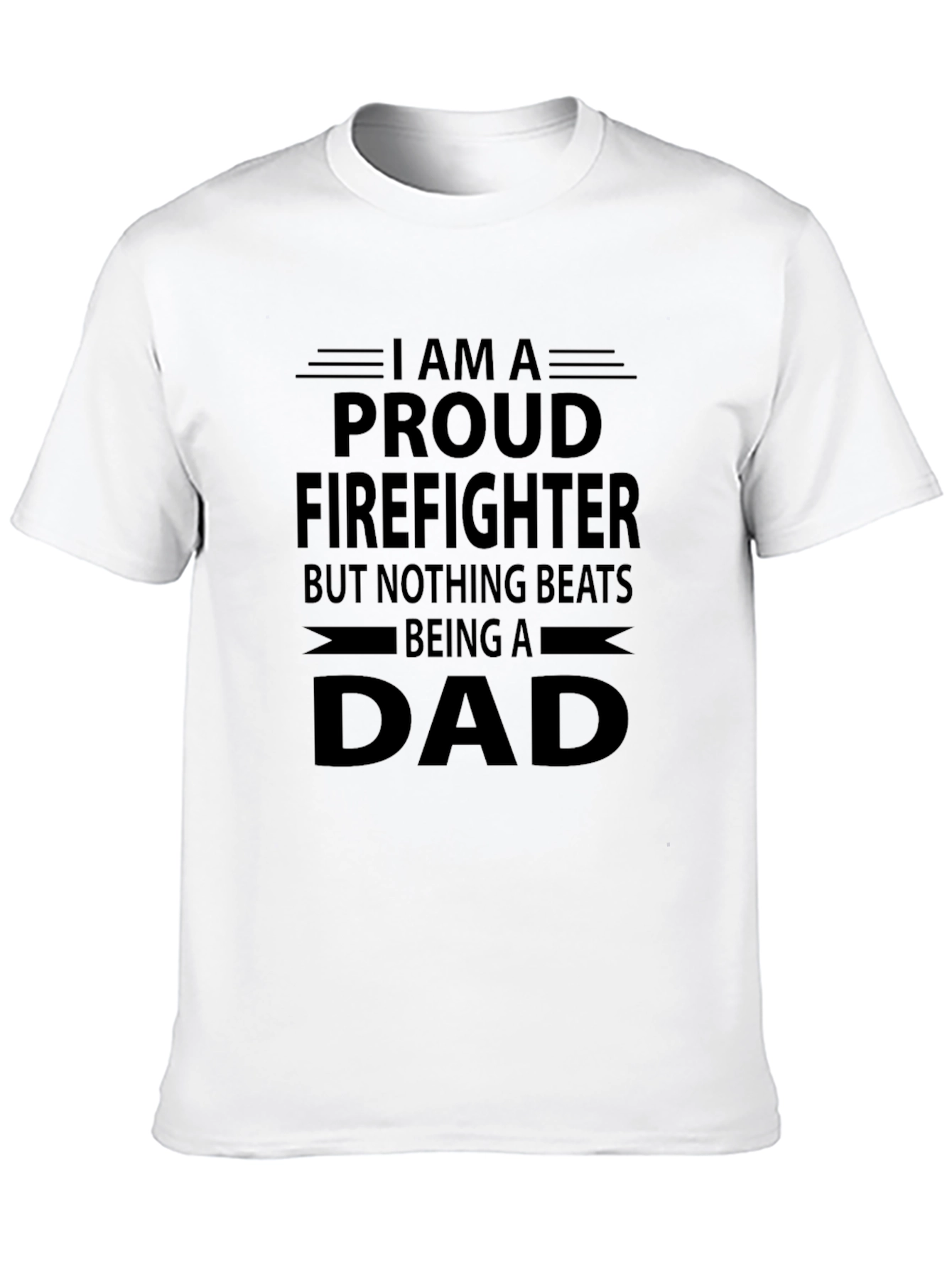 Proud Firefighter Dad T-Shirt - Fathers Day Gift
