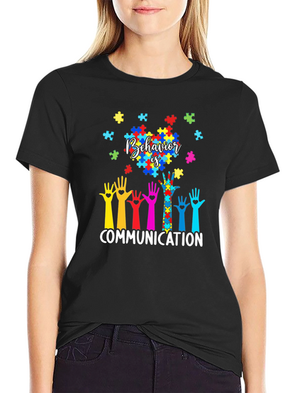 Autism Awareness Behavior is Communication T-Shirt