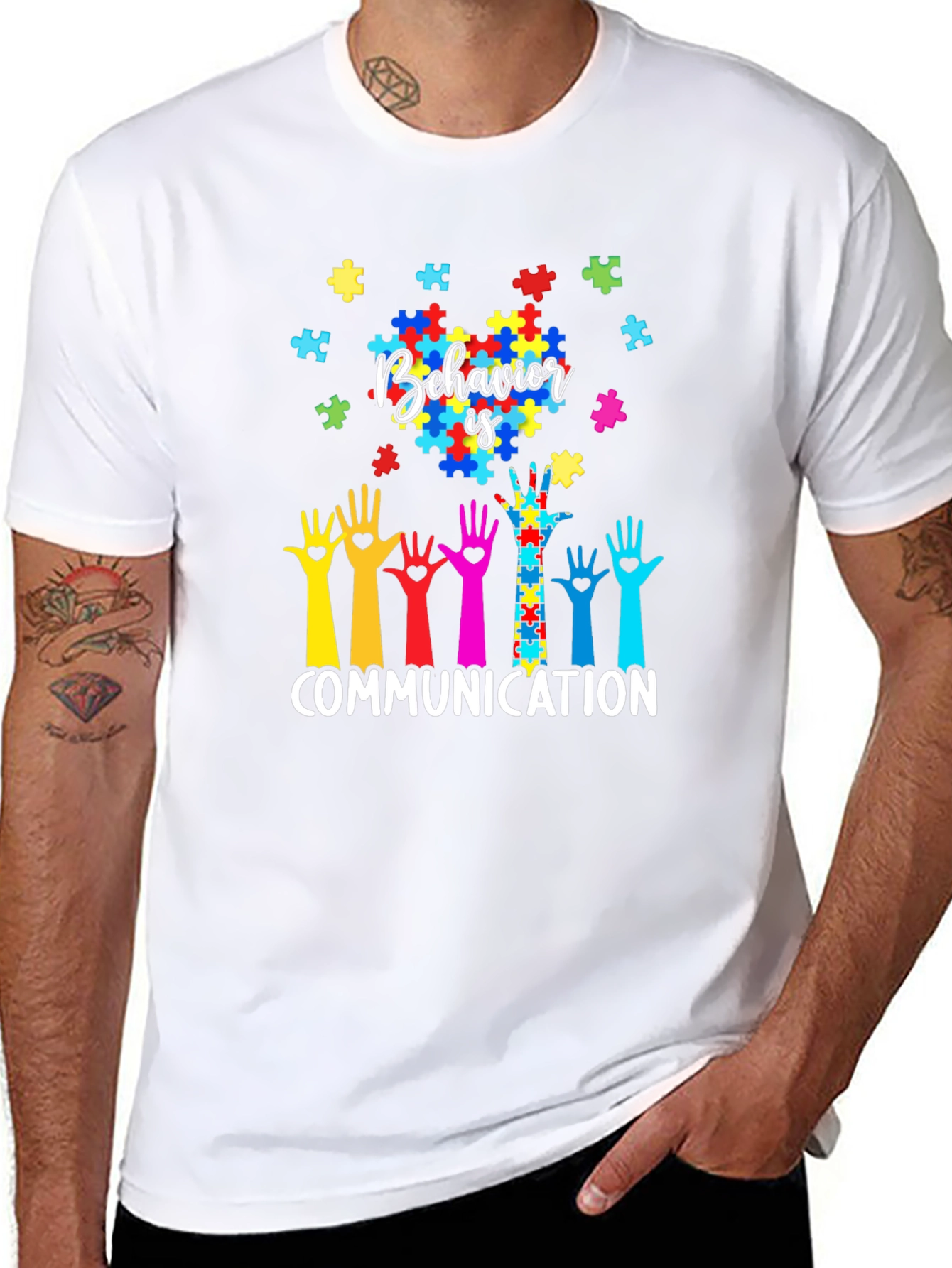Autism Awareness Behavior is Communication T-Shirt