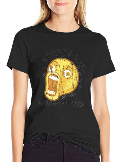Stress Less Laugh Often Graphic Tee