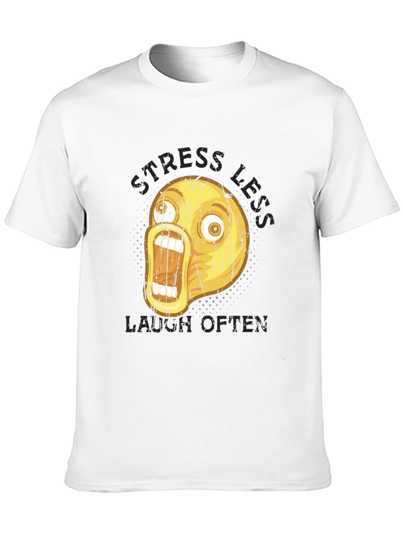Stress Less Laugh Often Graphic Tee