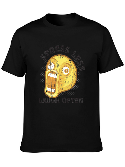 Stress Less Laugh Often Graphic Tee