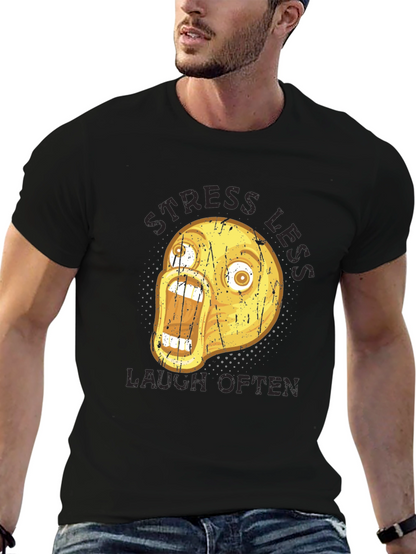Stress Less Laugh Often Graphic Tee