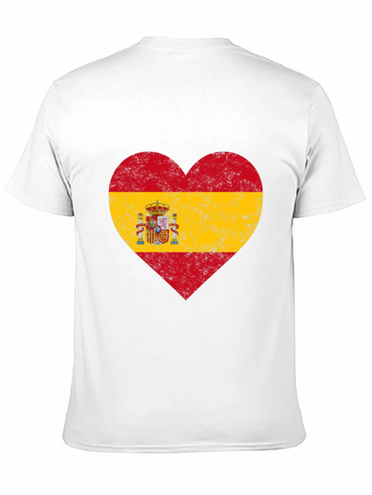 Spanish Pride Heart Flag T-Shirt