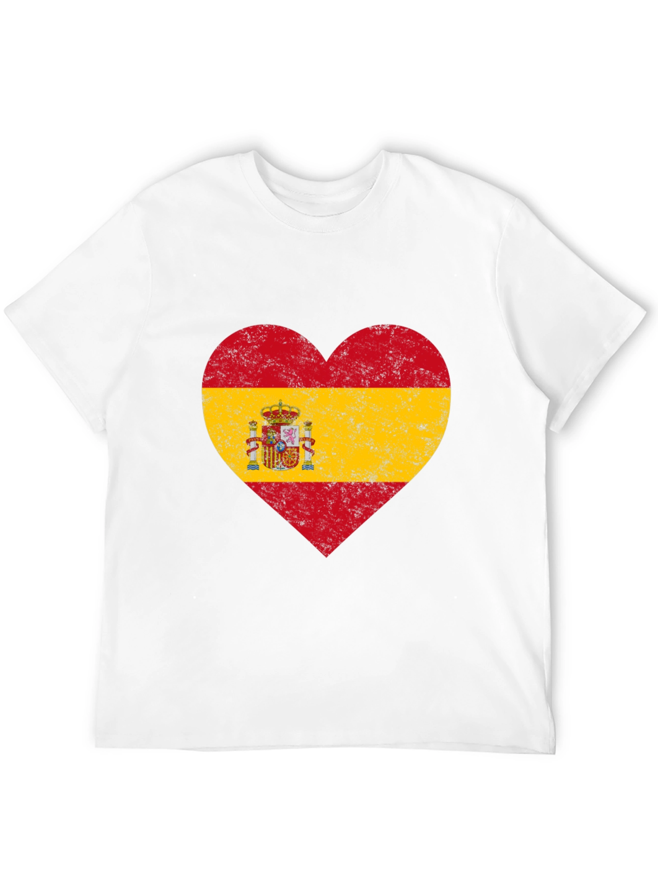 Spanish Pride Heart Flag T-Shirt