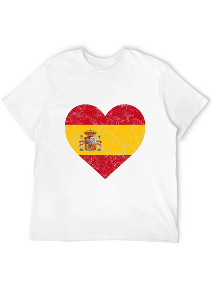 Spanish Pride Heart Flag T-Shirt