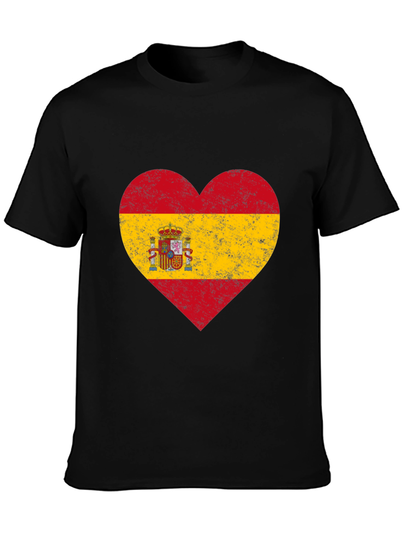 Spanish Pride Heart Flag T-Shirt
