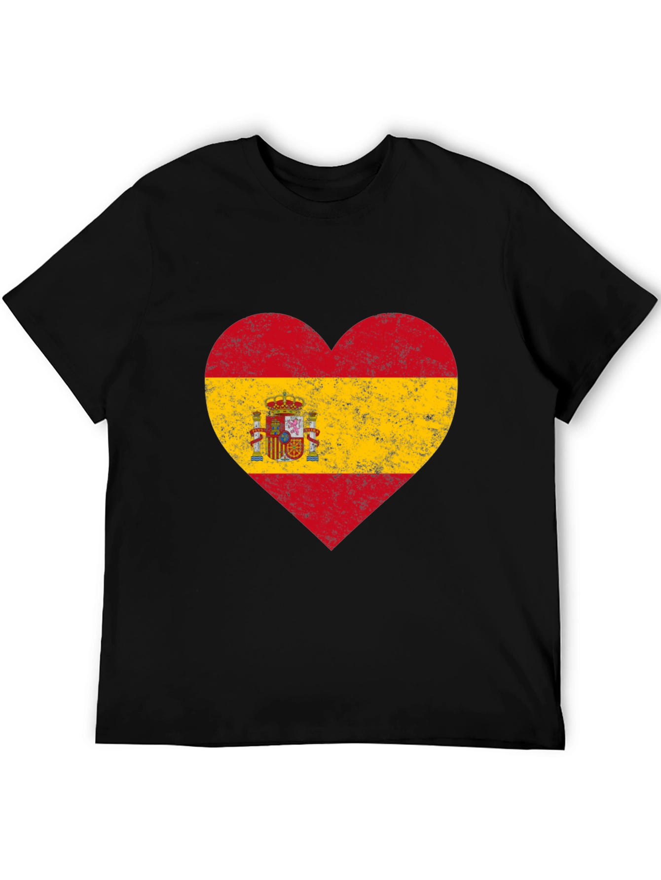 Spanish Pride Heart Flag T-Shirt