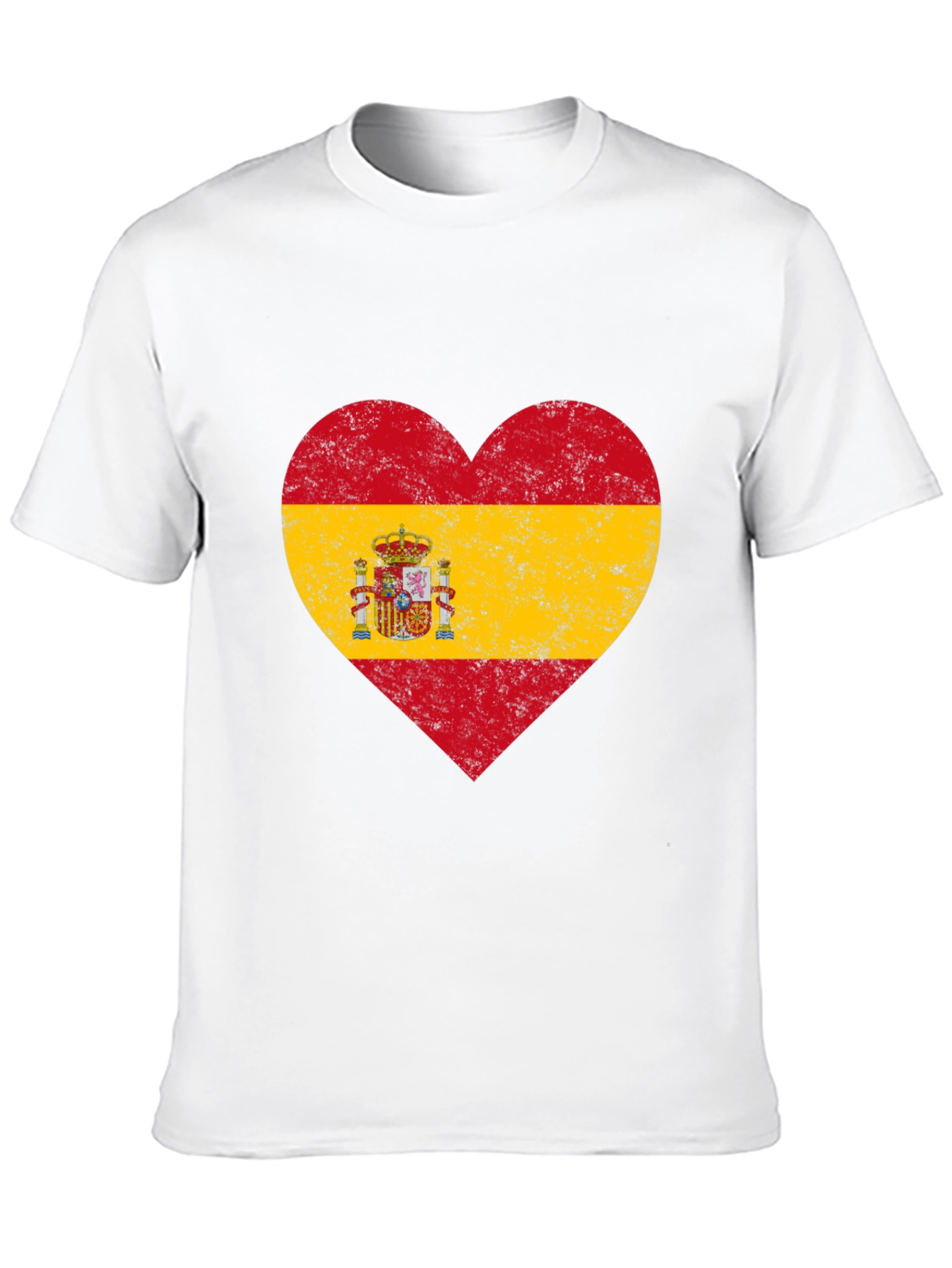 Spanish Pride Heart Flag T-Shirt
