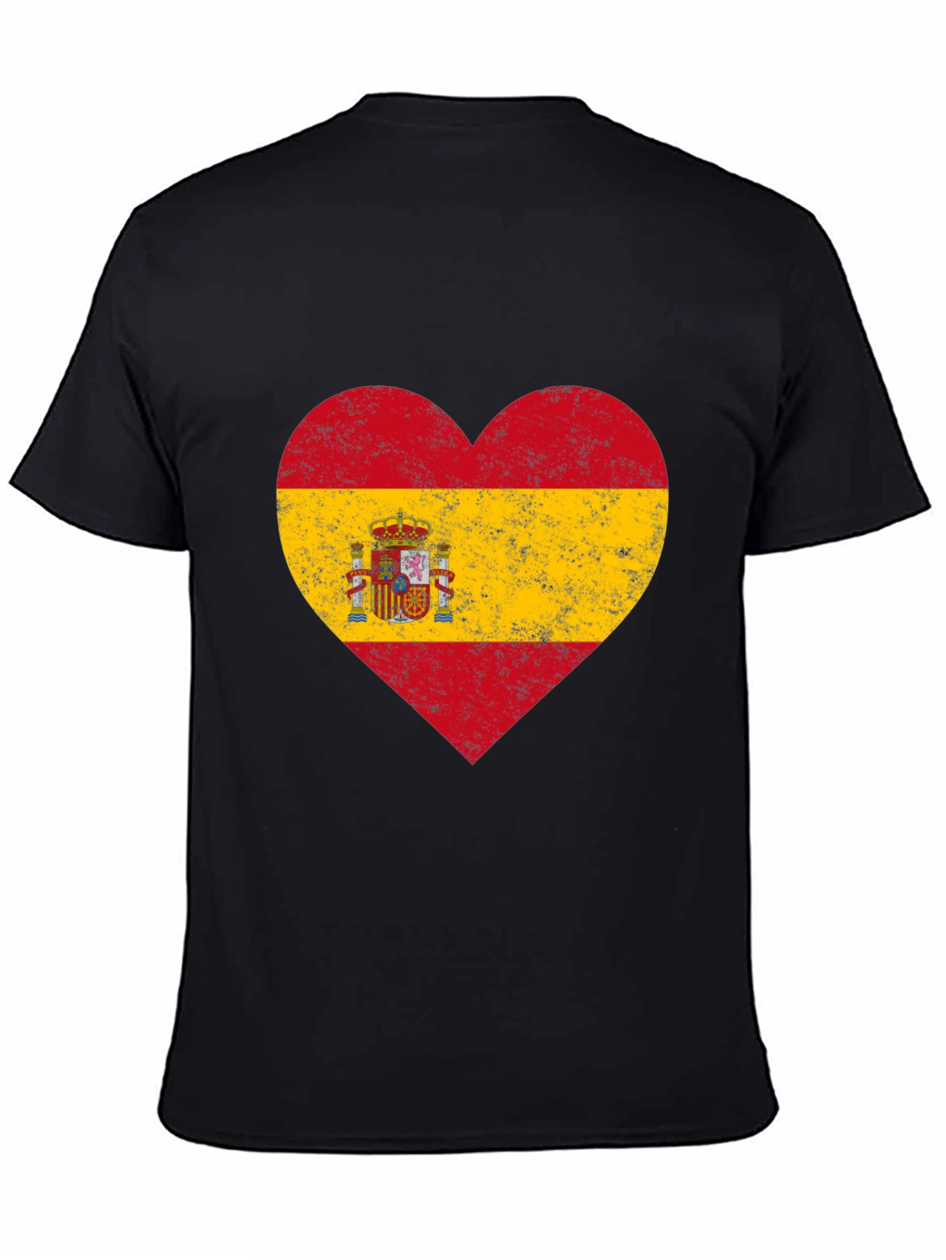 Spanish Pride Heart Flag T-Shirt