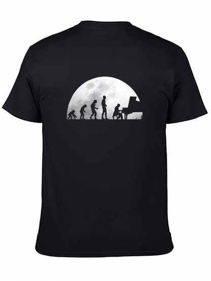 Evolution of Piano Player T-Shirt