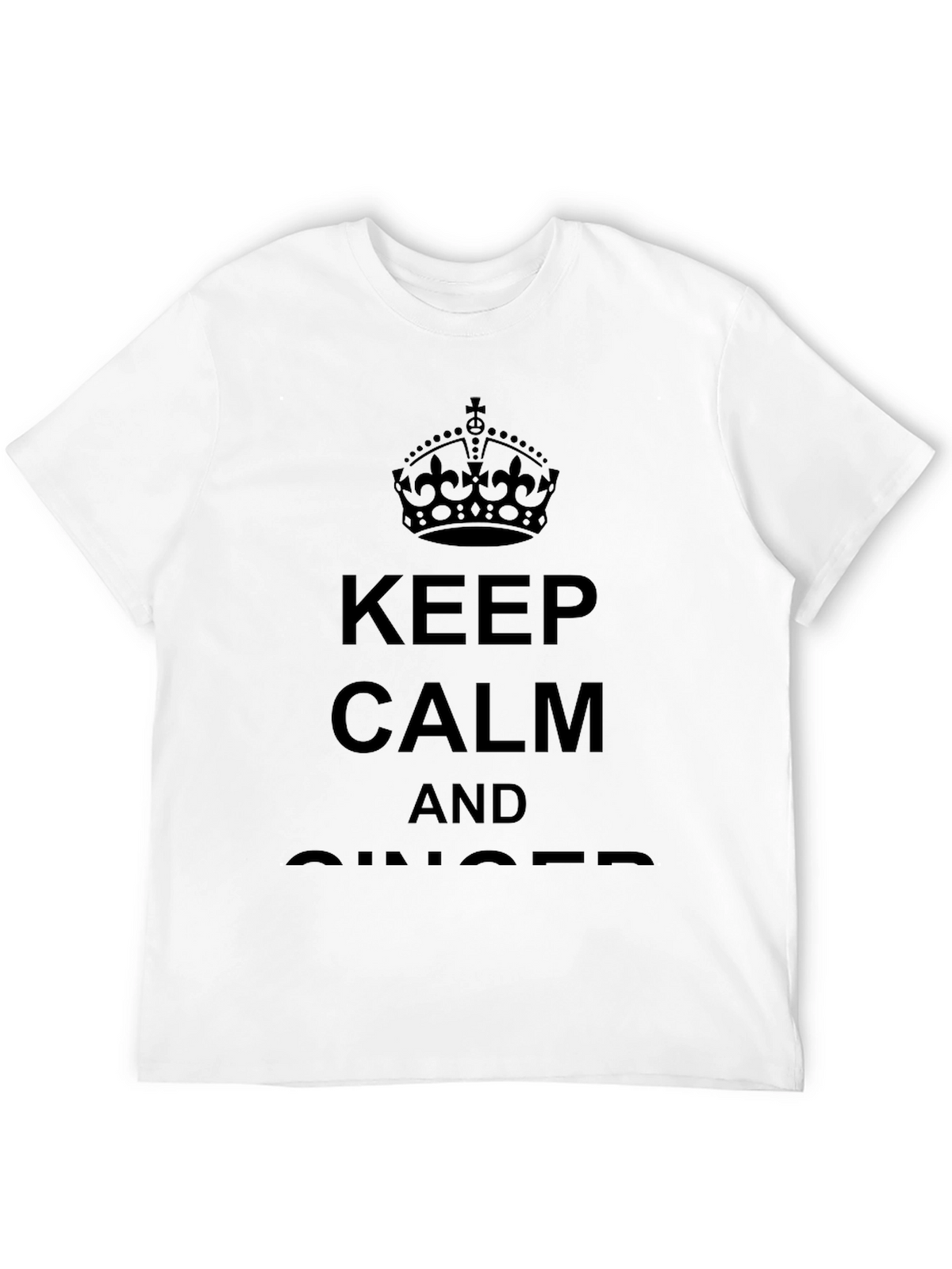 Keep Calm And Ginger Black T-Shirt