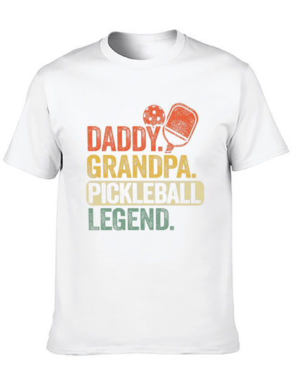 Daddy Grandpa Pickleball Legend T-Shirt