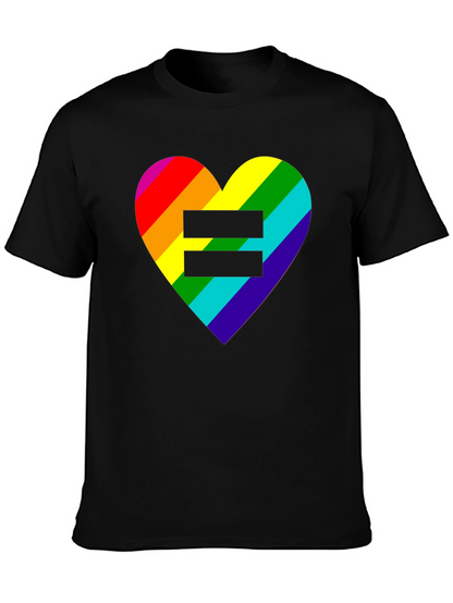Equality Rainbow Heart Tee