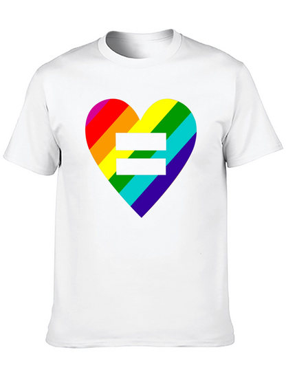 Equality Rainbow Heart Tee