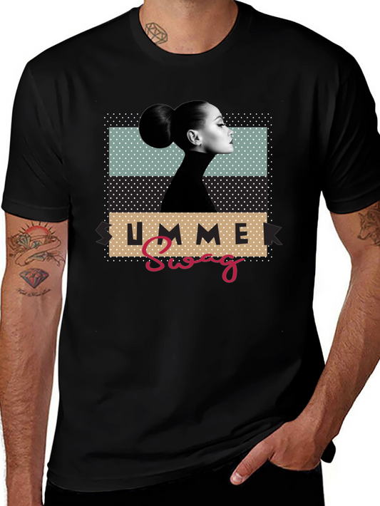 Summer Swag Graphic Tee - Black Casual T-Shirt