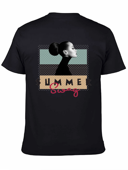Summer Swag Graphic Tee - Black Casual T-Shirt