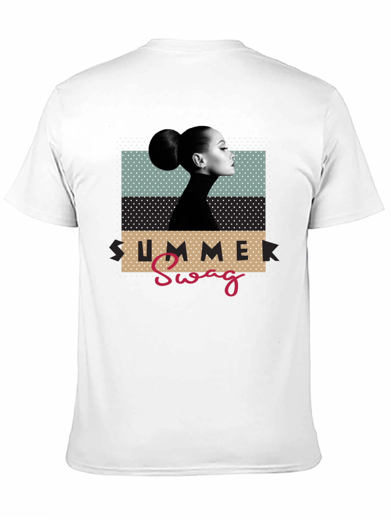 Summer Swag Graphic Tee - Black Casual T-Shirt