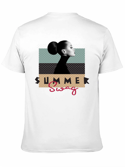 Summer Swag Graphic Tee - Black Casual T-Shirt