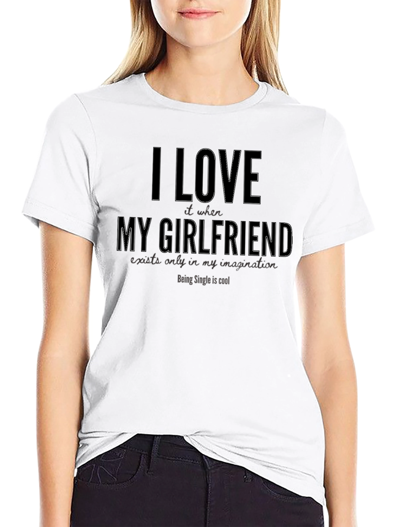 I Love My Imaginary Girlfriend Funny T-Shirt