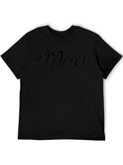 Merci Graphic T-Shirt - Stylish & Comfortable