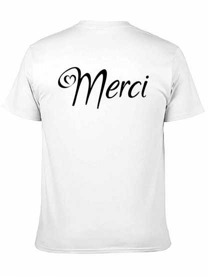 Merci Graphic T-Shirt - Stylish & Comfortable