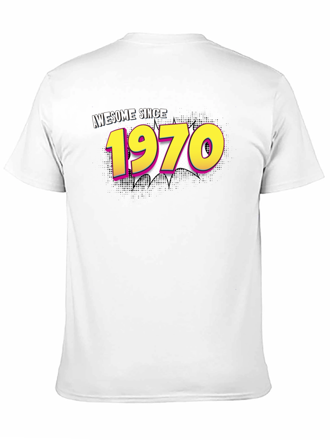 Awesome Since 1970 Black T-Shirt