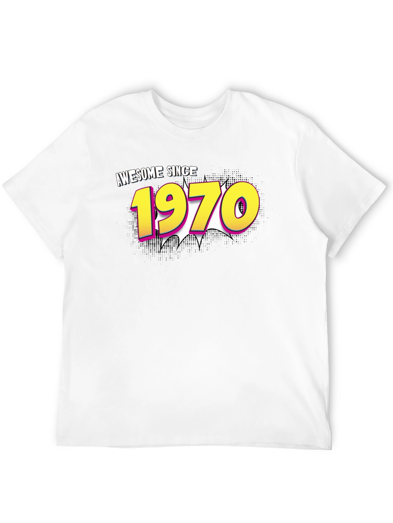 Awesome Since 1970 Black T-Shirt